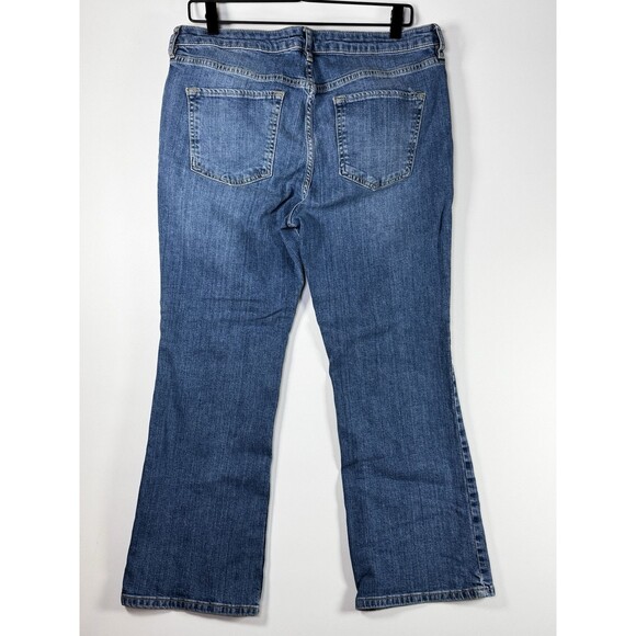 We the Free by Free People Womens Jeans 32 Blue Mid Rise Straight Leg Crop Denim - Picture 4 of 14